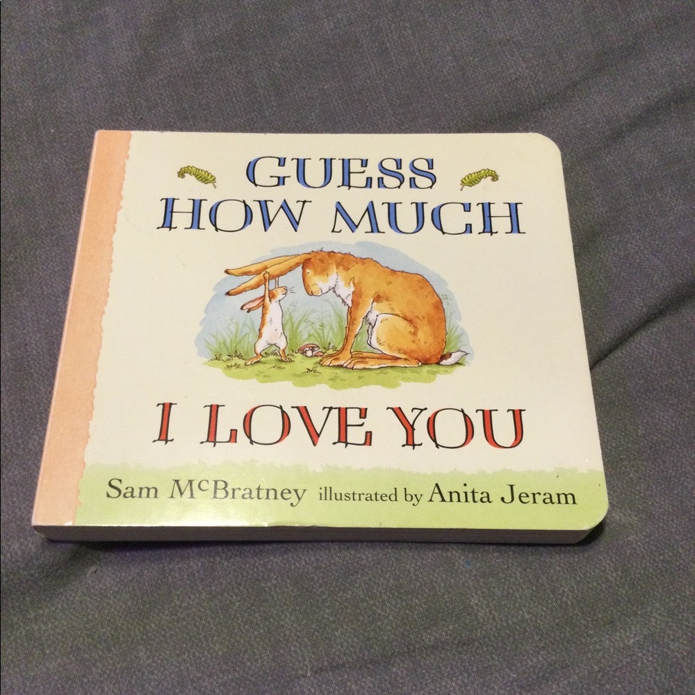Guess How Much I Love You Board Book - White & Peach